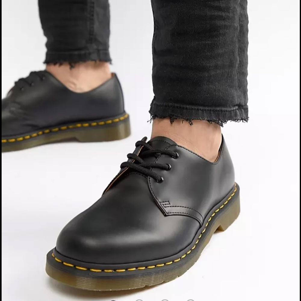 Dr. Martens 1461 Smooth Leather Oxford Original 3-eye Shoes Docs Black 11